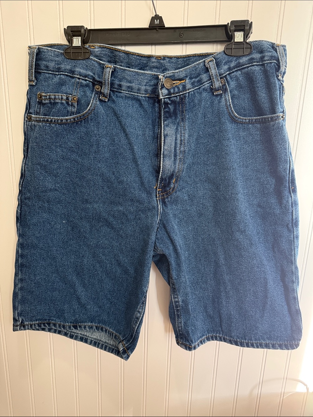 Men's Denim Jean Shorts in Medium Blue 36 rural king
